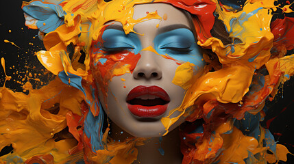 venice carnival mask HD 8K wallpaper Stock Photographic Image