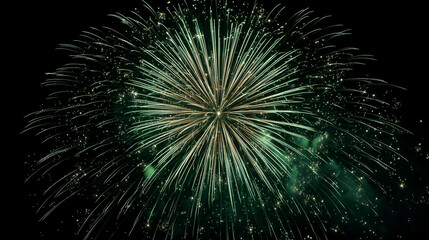 Obraz premium Spectacular fireworks display night sky photography urban celebration aerial view vibrant festivity