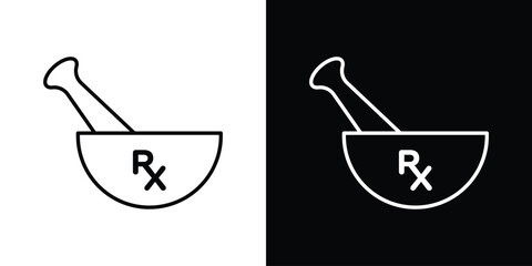 RX icon symbol template for graphic and web design collection logo vector illustration