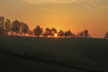 Obraz premium sunrise over the horizon