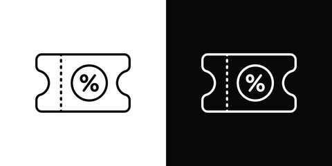 Voucher icon symbol template for graphic and web design collection logo vector illustration