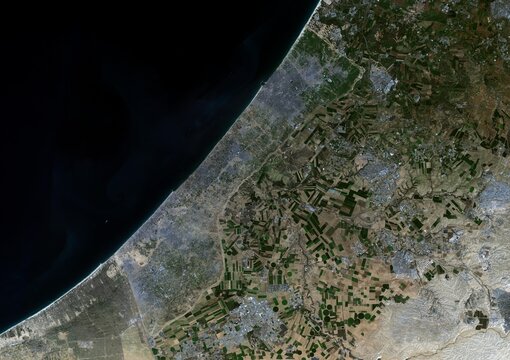 Image of gaza strip in actuality (August, 2025)