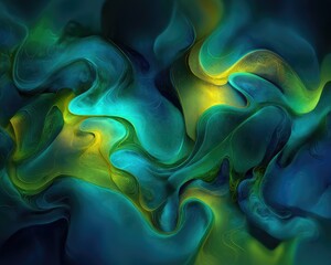 Obraz premium Abstract Fluid Design With Vibrant Colors
