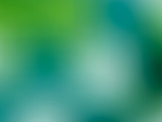 Abstract Gradient of Vibrant Greens and Calming Blues Creating a Serene and Dynamic Visual Experience