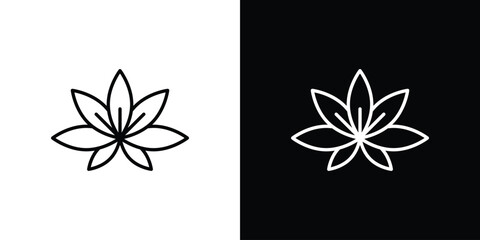 Lotus icon symbol template for graphic and web design collection logo vector illustration