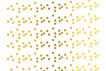 Gold Confetti Scattered on Black Background: Festive, Elegant, and Luxurious Texture for Celebration Designs.