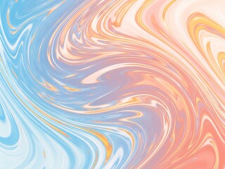 The Mesmerizing Swirls of Pastel Hues Evoking a Sense of Calm and Serenity in This Abstract Design