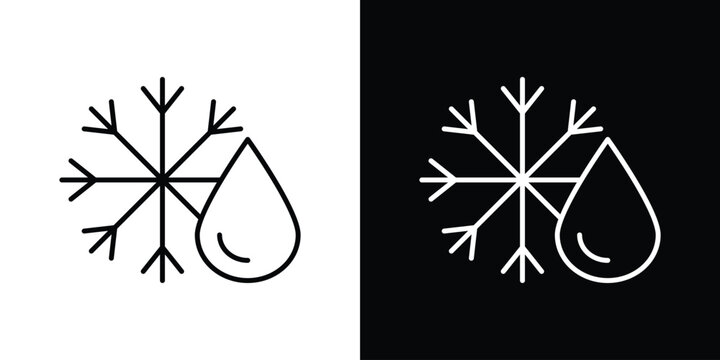 Defrost icon symbol template for graphic and web design collection logo vector illustration