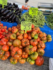 vegetables on market