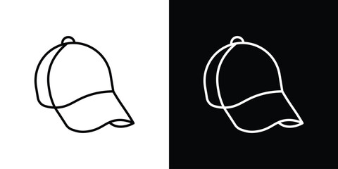 Cap icon symbol template for graphic and web design collection logo vector illustration