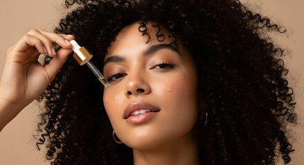 Obraz premium Reveal Your Natural Radiance with Our Luxurious Facial Serum Experience the ultimate skincare transformation with our potent blend of natural ingredients for a youthful glow