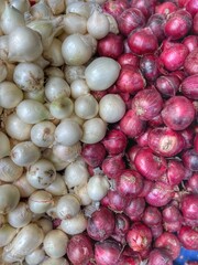 red onion background