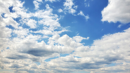 blue sky with clouds
