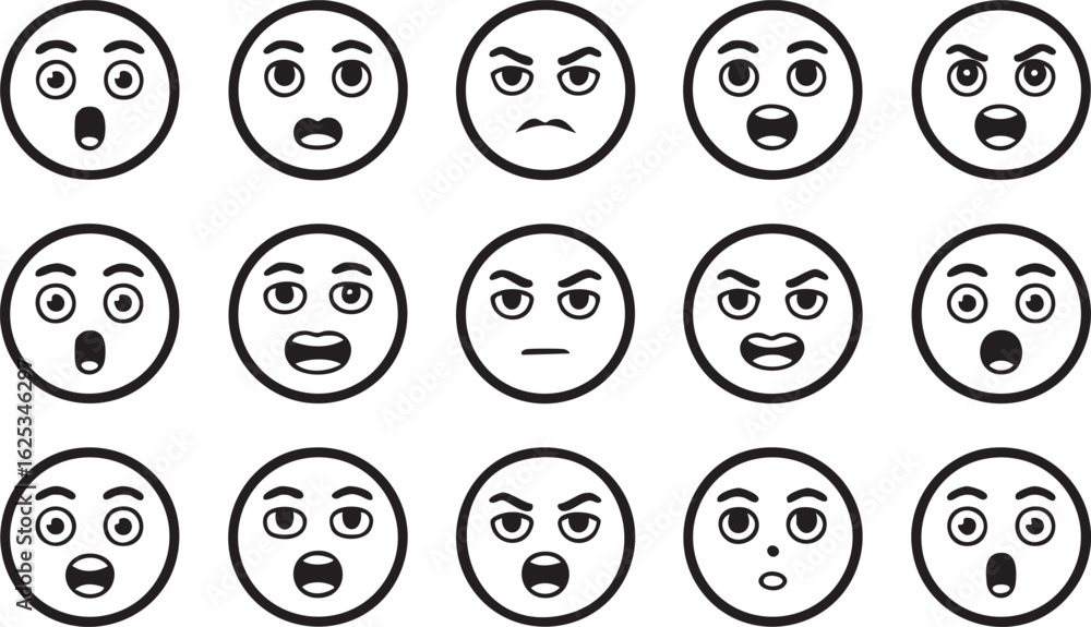 Poster a versatile collection of monochrome vector icons representing various concepts and symbols perfect 