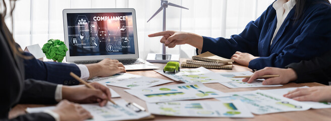 Compliance system for brisk online corporate business to meet quality standard