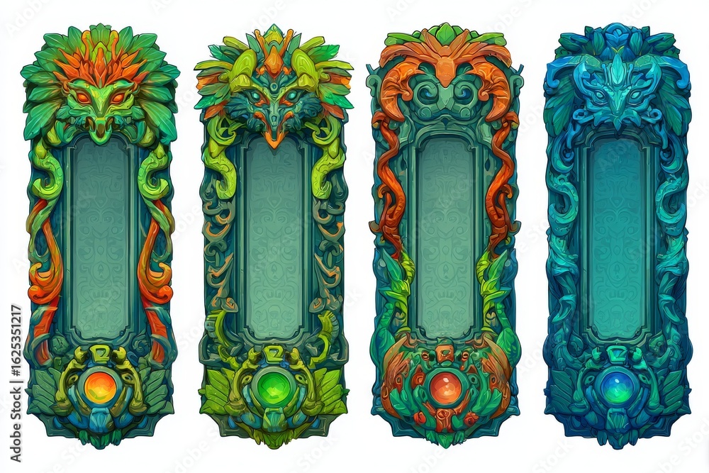 Poster whimsical design layouts and presentations for various purposes can be created using colorful decora
