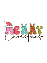 Christmas typography T-shirt Design