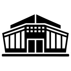 Mall Icon Vector Design Template for Shopping and Commercial Projects