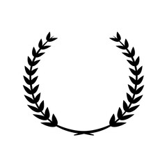 Laurel Wreath Vector Symbol of Victory and Achievement