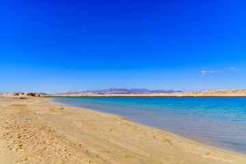 Landscape at Ras Mohammed national park. Sinai peninsula, Egypt