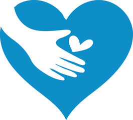 Heart logo vector art illustration