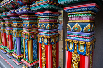 Obraz premium Hindu temple closeup