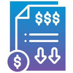 Financial Report Icon