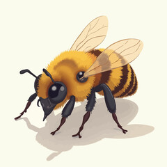 very cool honey bee design