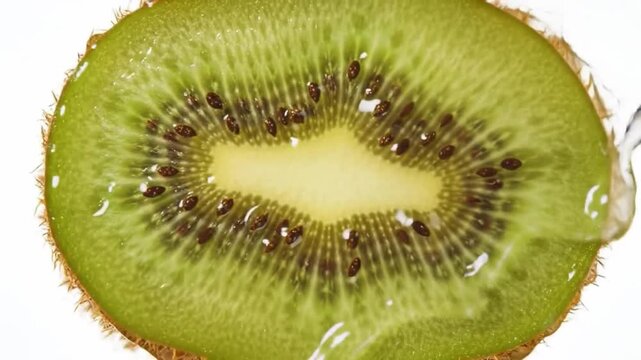 kiwi fruit isolated on white background generate vo 2