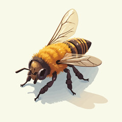 very cool honey bee design