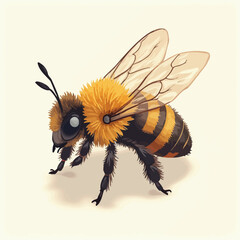 very cool honey bee design