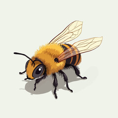 very cool honey bee design