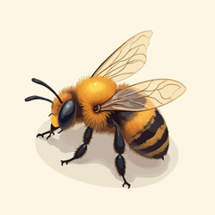 very cool honey bee design