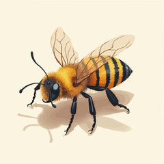 very cool honey bee design