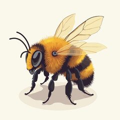 very cool honey bee design