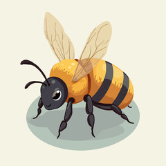 very cool honey bee design