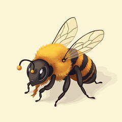 very cool honey bee design