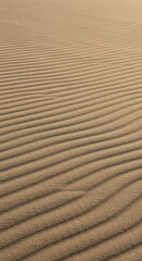 Obraz premium Abstract natural pattern of windblown sand ripples on a desert dune, showcasing organic texture and serene beauty