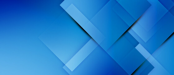 blue square overlap geometric background with lines