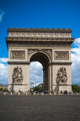 Obraz premium Arc de Triomphe in Paris, France