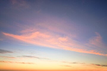 Obraz premium New Zealand Sky Replacement Just After Sunset warmth