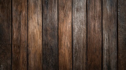 Naklejka premium Captivating Dark Brown Wood Plank Texture for Professional Designs