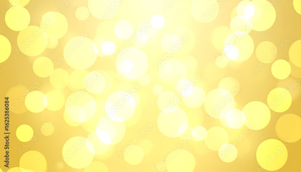 Poster luminous gold bokeh background with soft, glowing circles and sparkling defocused lights. elegant ab