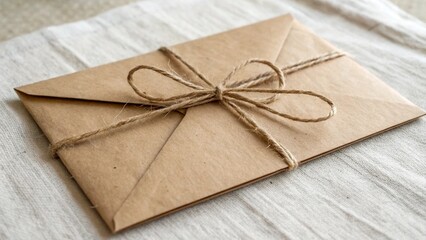 old envelope with stamp