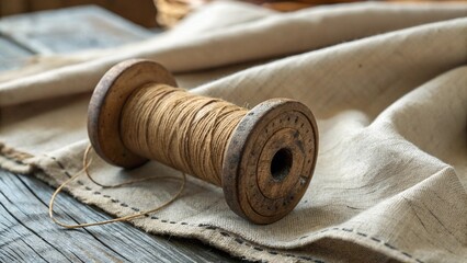 sewing thread and needle