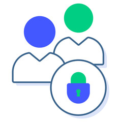 Obraz premium Least Privilege Access Icon, Enforcing Least Privilege Access for Maximum Security, Minimize Risk with Role-Based Least Privilege Strategies