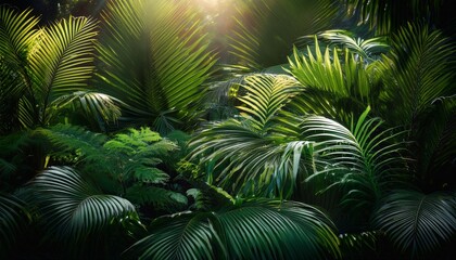 lush tropical foliage creating a vibrant backdrop for relaxation and tranquility