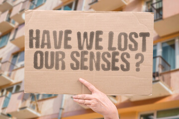 HAVE WE LOST OUR SENSES?' Call out political insanity. a sharp critique of irrational leadership...