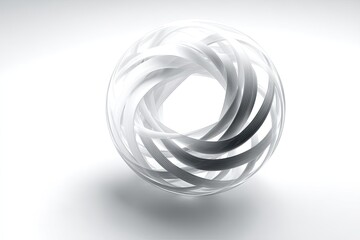 Abstract Geometric Rotating Circle Design