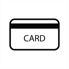 Credit Card Icon Flat Minimal Payment Method Symbol 